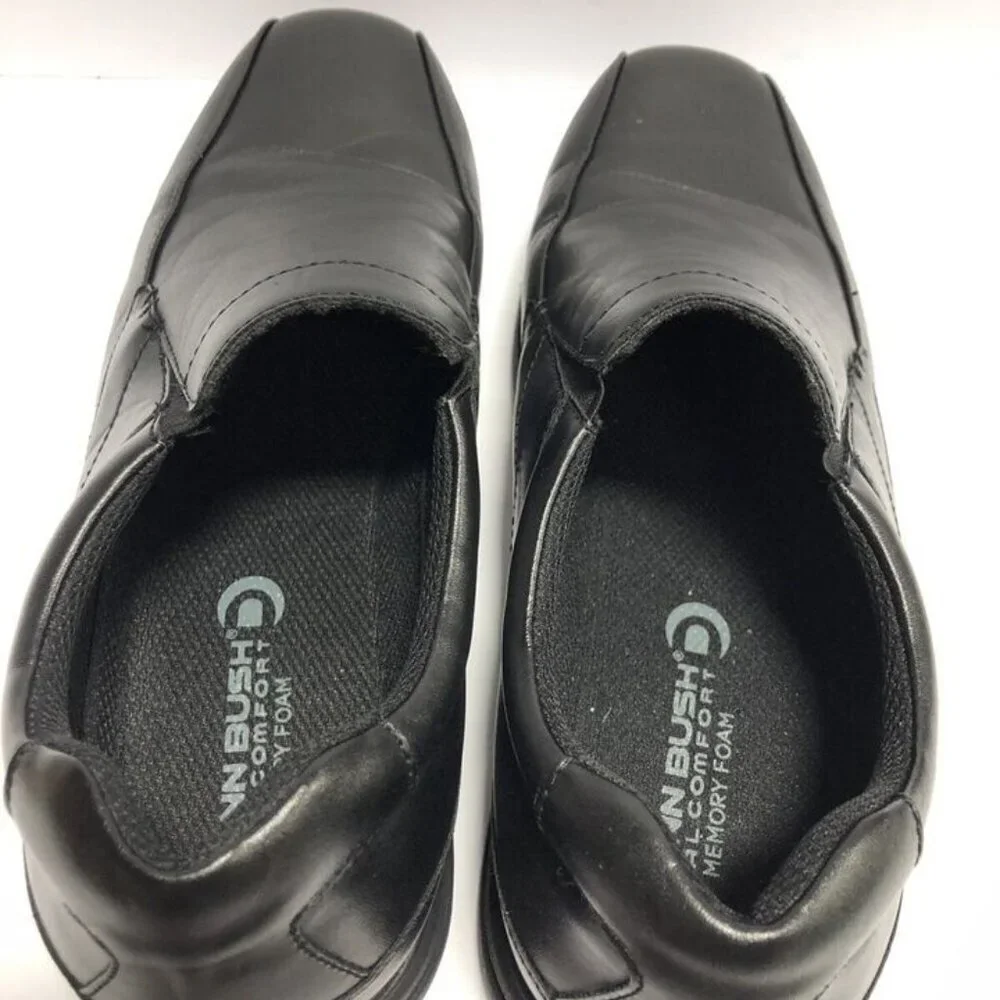 Nunn Bush Men’s Sanford Black Slip-On Loafers, Size 10 M